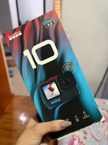 Go Pro 10 Hero10 Black + 2 baterias + Maleta tomate com varios acessorios