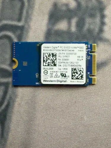 SSD M.2 NVMe WD SN520 128GB - Saúde 65%