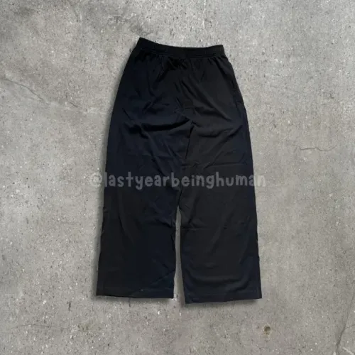 calça moletom acne studios black printed