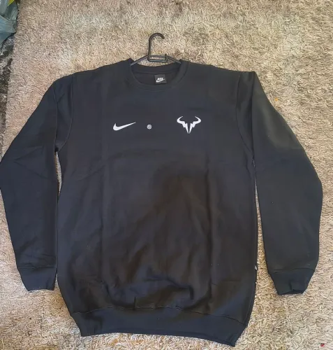 blusa moletom nike rafael nadal preta gg