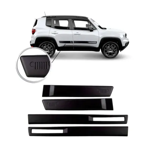 Jogo Friso Lateral Jeep Renegade
