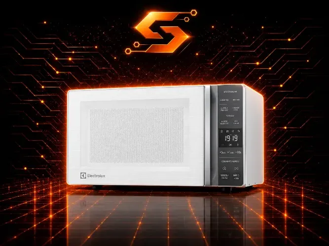 3x sem juros - Micro-ondas Electrolux Branco 23L Efficient 220v