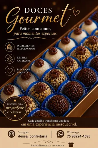 Doces gourmet 