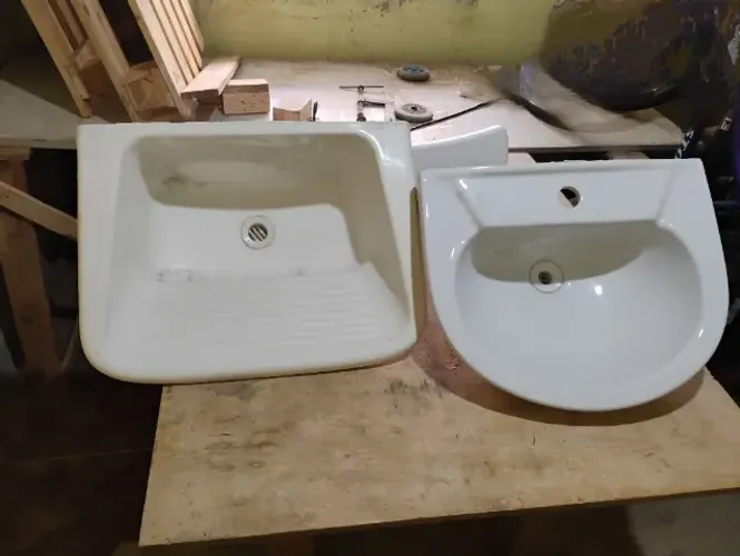 Kit Banheiro Louça + Pia de Cozinha e Tanque