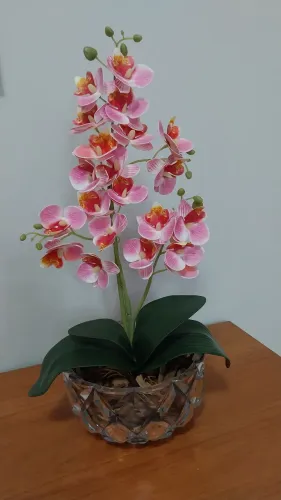 Arranjo orquídeas artificiais 