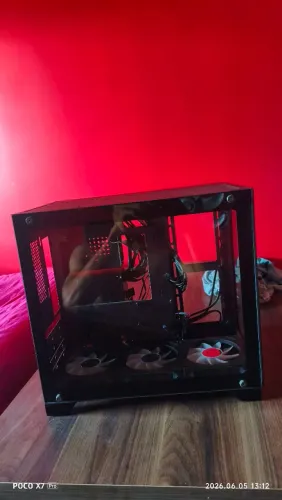 Kit gabinete fans e fonte 650w 80plus