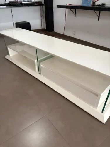Rack Branco Laqueado com 2,20x0,60