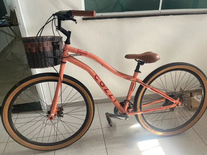 Bicicleta Colli Aro 29 Viena 21V com Cesta