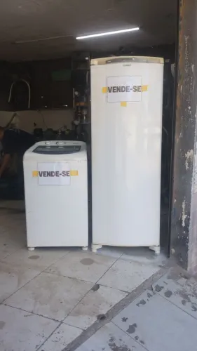 geladeira e máquina