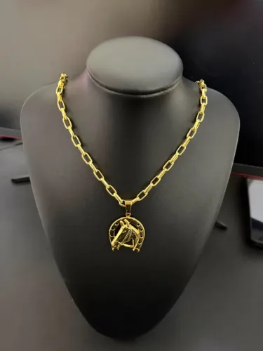 Corrente banhada a ouro 18K