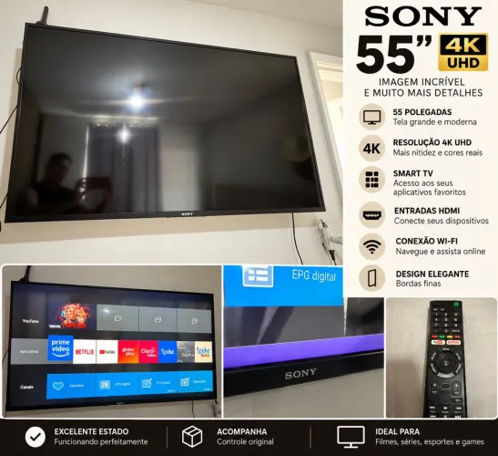 Promoção tv 55? Sony 4K