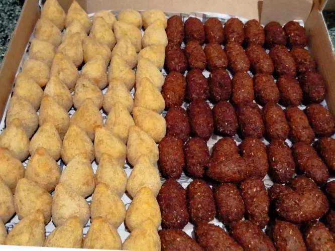 Salgados fritos ou congelados