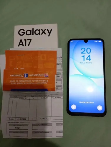 A17 4G 256G 8RAM TELÃO 6.7 NFC NOTA FISCAL