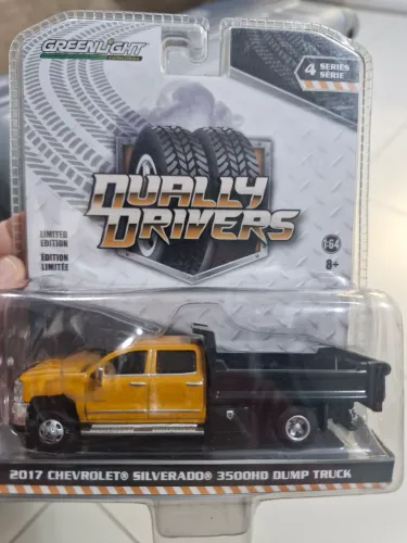 2017 Chevrolet Silverado 3500HD Dually Dump Truck - Orange & Black
