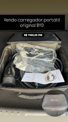 Vendo carregador portátil Byd original