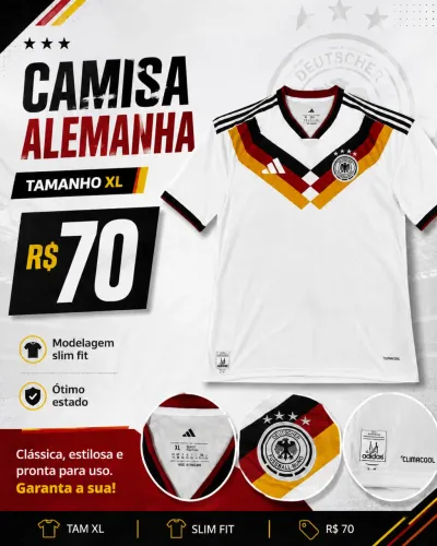 Camisa Seleção Alemanha 2025/26