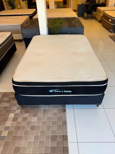 Cama box CASAL FIRME SEMINOVA TOP - ENTREGAMOS