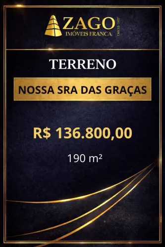 TERRENO RESIDENCIAL em FRANCA - SP, JARDIM NOSSA SENHORA DAS GRAÇAS