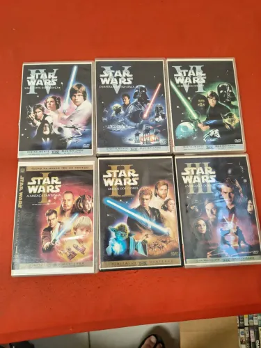 Lote DVDs Star Wars