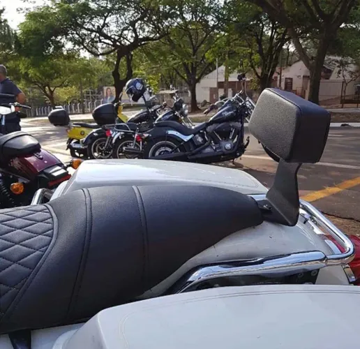 Banco Encosto Harley Street Road Glide Passageiro