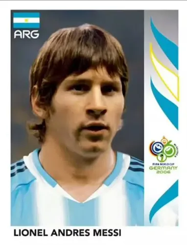 Figurinha Messi copa 2006