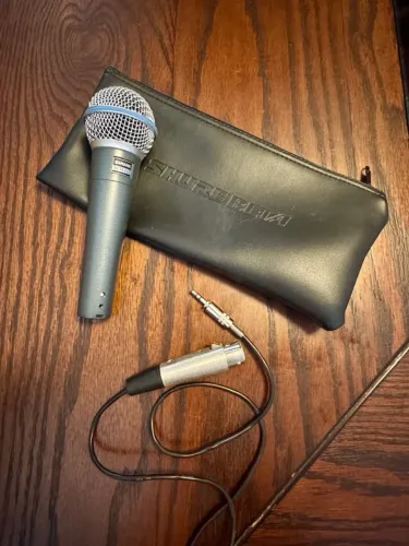 Microfone profissional Shure Beta 58A Original - Excelente estado
