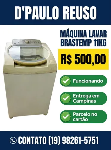 Máquina lavar Brastemp 11kg
