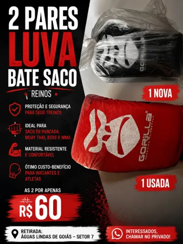 Luva bate saco