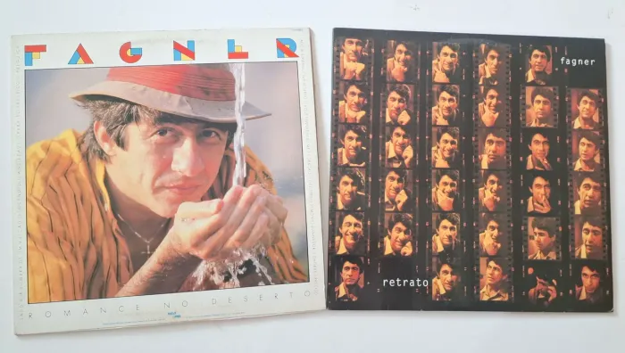 Lote duplo discos vinil Fagner