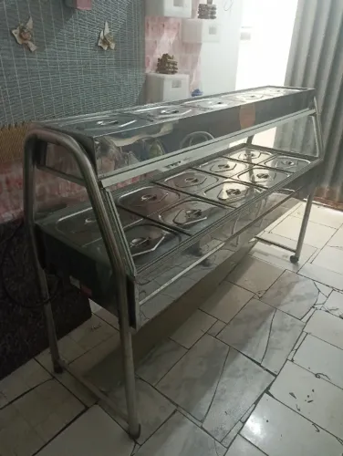 Balcão Buffet Misto IBET - 10 Cubas Quentes + 5 Frias (220V)