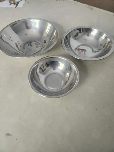 Conjunto de tigelas de inox