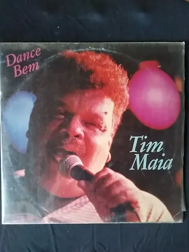 LP Tim Maia (raro)- Dance Bem (1990) Selo Vitória Régia + Encarte