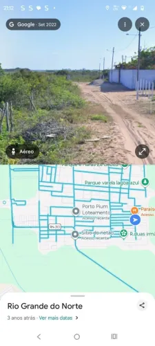 Vendo terreno, próx estrada de pium
