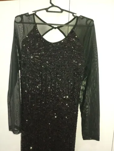 Vestido lindo de festa todo paetê 