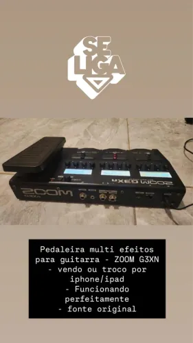 Pedaleira ZOOM G3xn