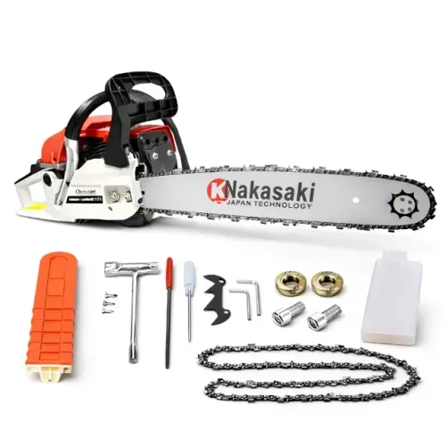 Motoserra A Gasolina 80CC Sabre 22 Polegadas 55CM MOTO SERRA Nakasaki Profissional