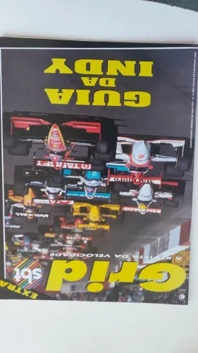 Coleção de revistas e pôster Fórmula indy no RJ