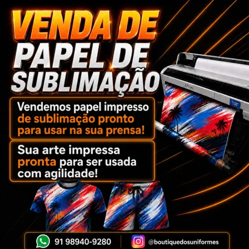 Vendas de papel impresso para sublimação 