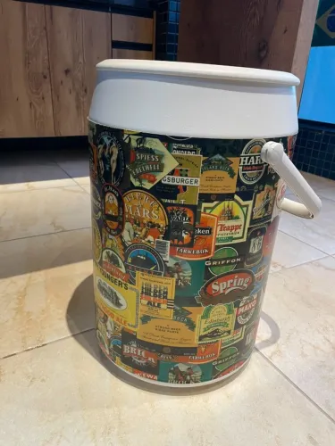 Cooler Cerveja Rótulos 50 latas de 350 ml