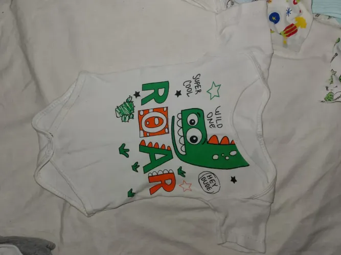 Kit com 6 bodys Tambo M de menino 
