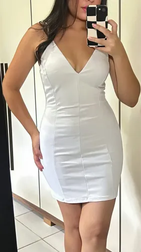 DESAPEGO - Vestido tubinho branco