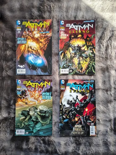 Coleção HQ Batman Eterno - volumes 3, 6, 7, 8