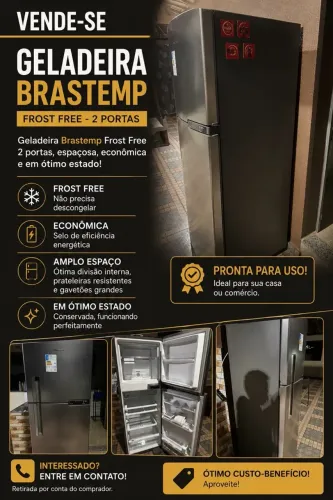 Geladeira Brastemp semi nova