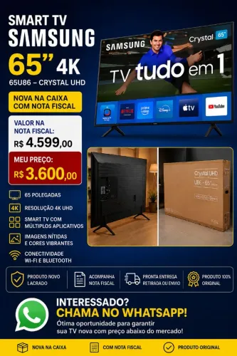 TV Samsung 65' 4k