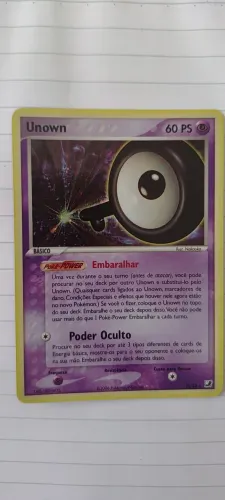 Carta Unown Pokemon TCG original
