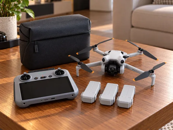 Drone DJI mini 4 pro combo (troco por câmera Sony + volta)