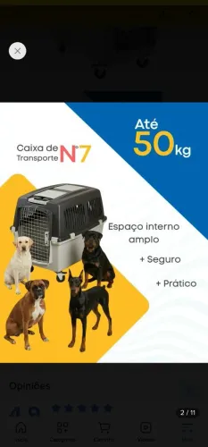 Caixa de transporte Gulliver n. 7 para cães até 50kg