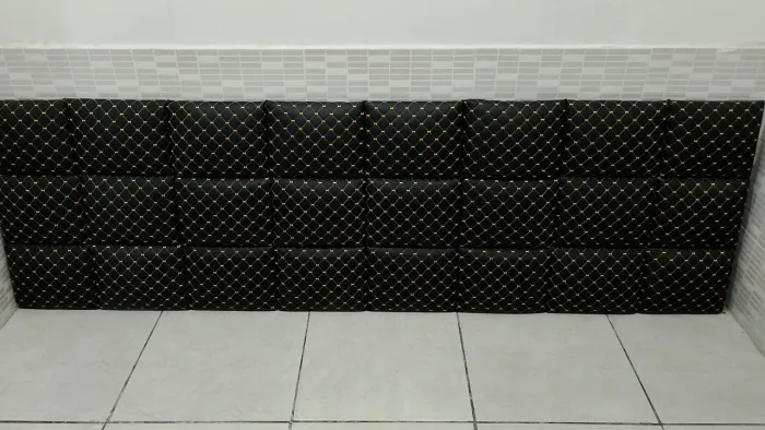 Cabeceira para cama em MDF e Corino 