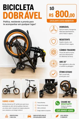 Bicicleta dobrável