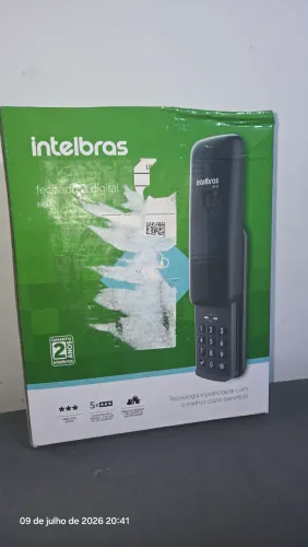 Fechadura Digital Intelbras, Preto | Uso Interno Externo, FR 10